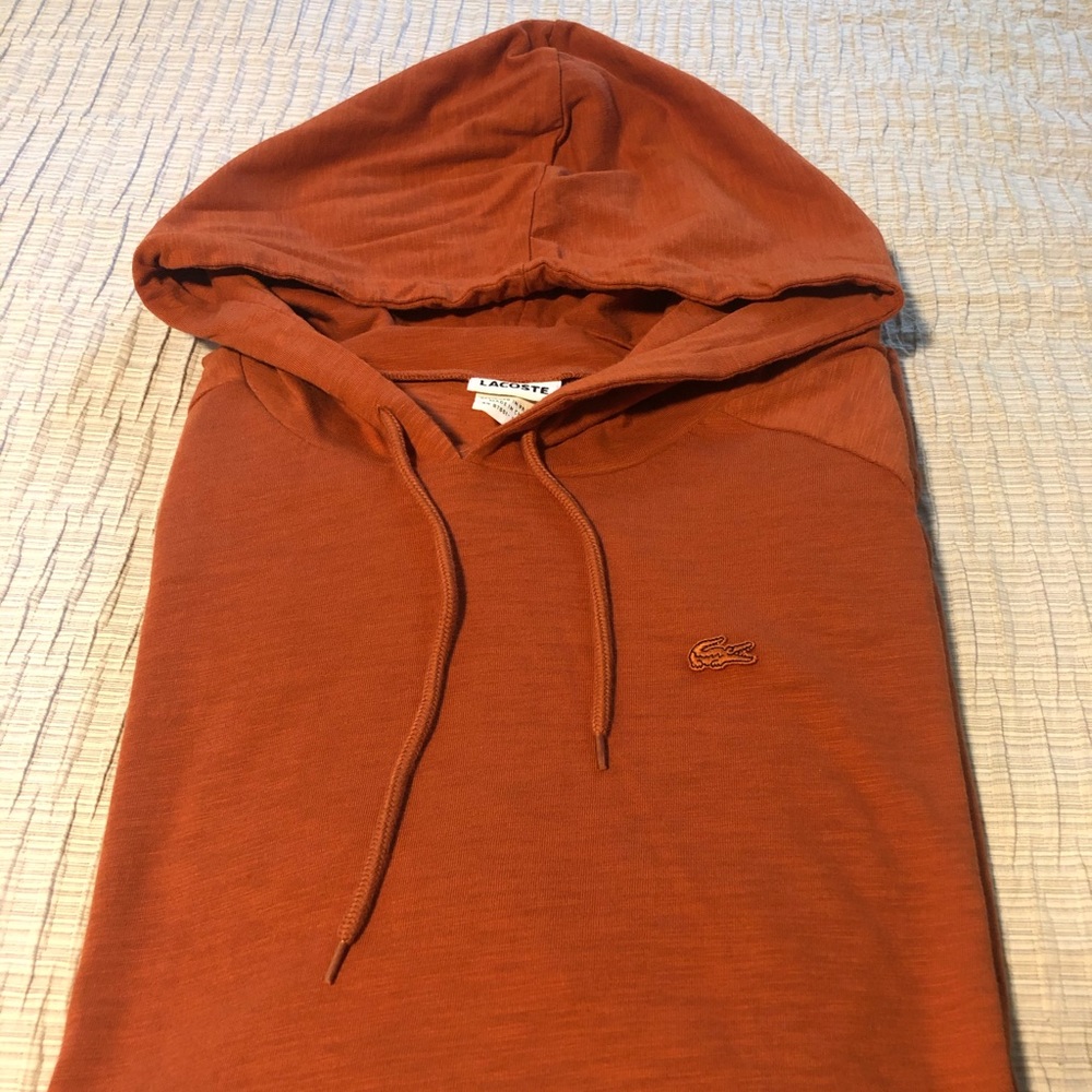 Lacoste Mens Hooded Shirt Large